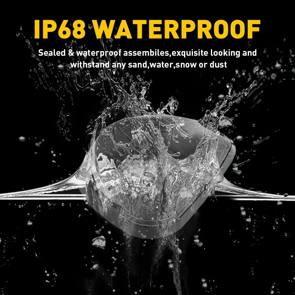 White LED Cab Smoke Roof Marker Running Lights Bright And Durable 9