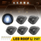 White LED Cab Smoke Roof Marker Running Lights Bright And Durable 10
