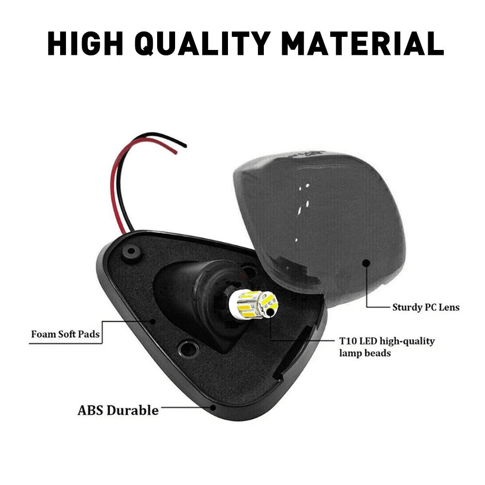 White LED Cab Smoke Roof Marker Running Lights Bright And Durable 8