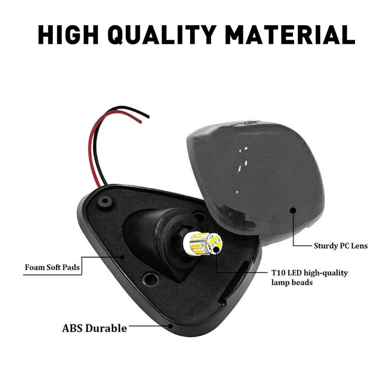 White LED Cab Smoke Roof Marker Running Lights Bright And Durable 8