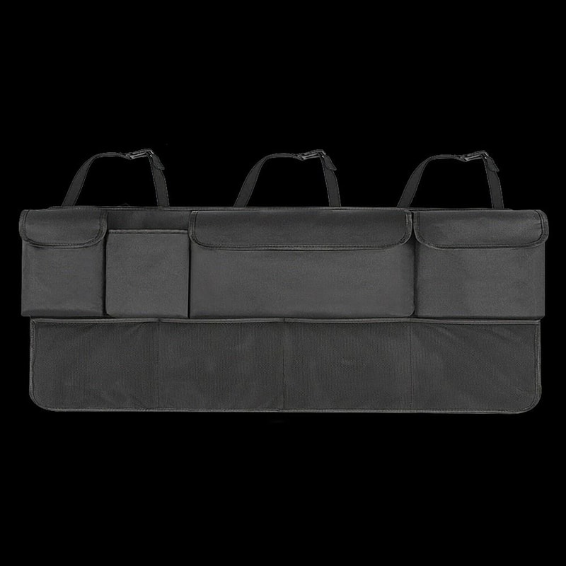 Back Seat Car Organizer Rear Storage Bag 8Pocket Mesh Net Holder 0