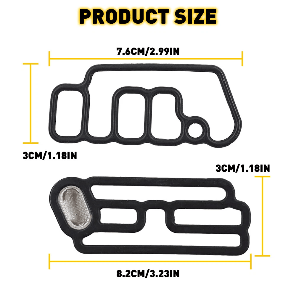 HighQuality Solenoid Gasket For Cylinder Head Durable AntiOil Leakage Seal 3