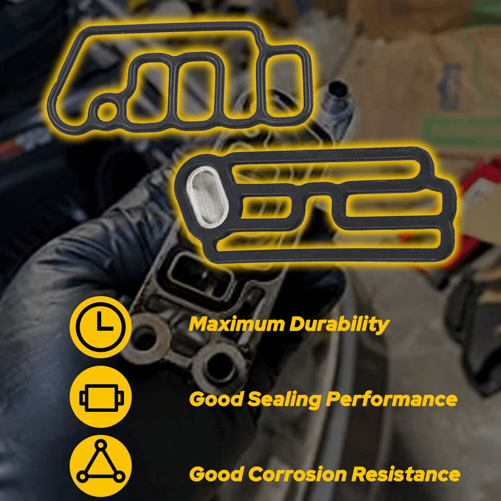 HighQuality Solenoid Gasket For Cylinder Head Durable AntiOil Leakage Seal 6