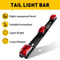 Bright RedAmber Dually Bed Side Fender Light LED Tail Light UV Treated ABS 6