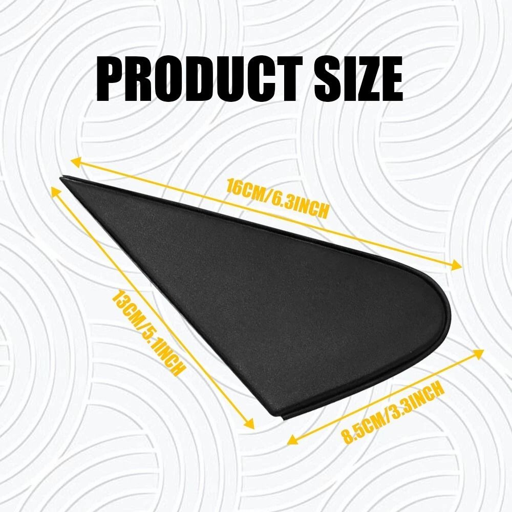 LH RH Side Mirror Cover Pillar Trim Corner Triangle HighQuality Auto Part For Reliable Use 0