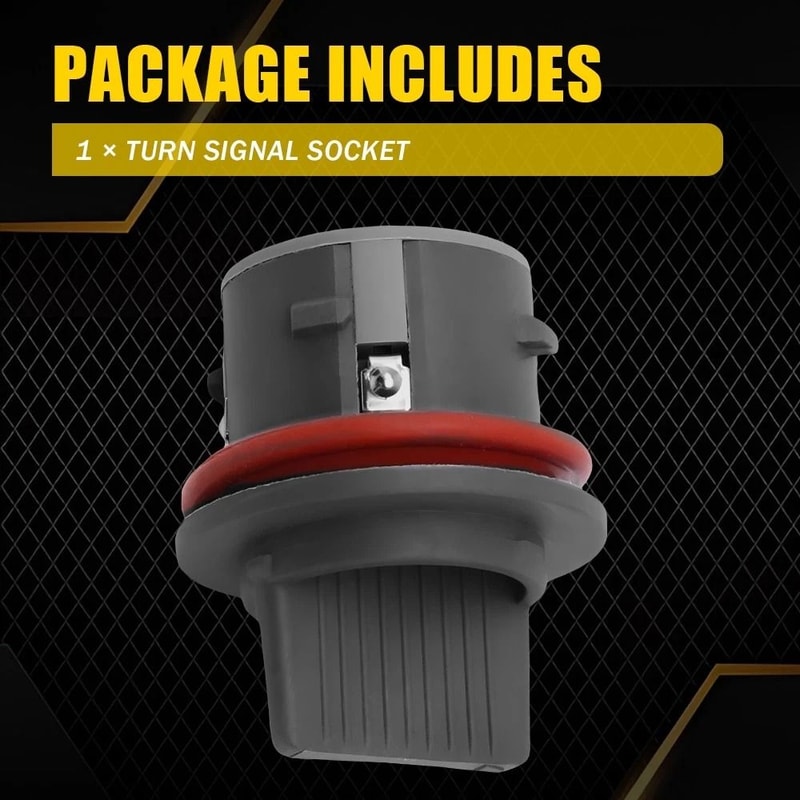 HighQuality Front Turn Signal Socket ABS Copper Easy Install Stable And Tested 1