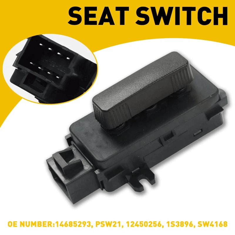 Seat Power Control Switch 8Pin Terminal Connector Direct Replacement For Cars 13