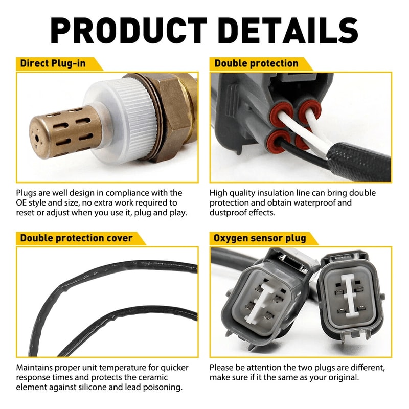 Up Downstream Oxygen Sensor Boost Engine Efficiency Fuel Economy 5