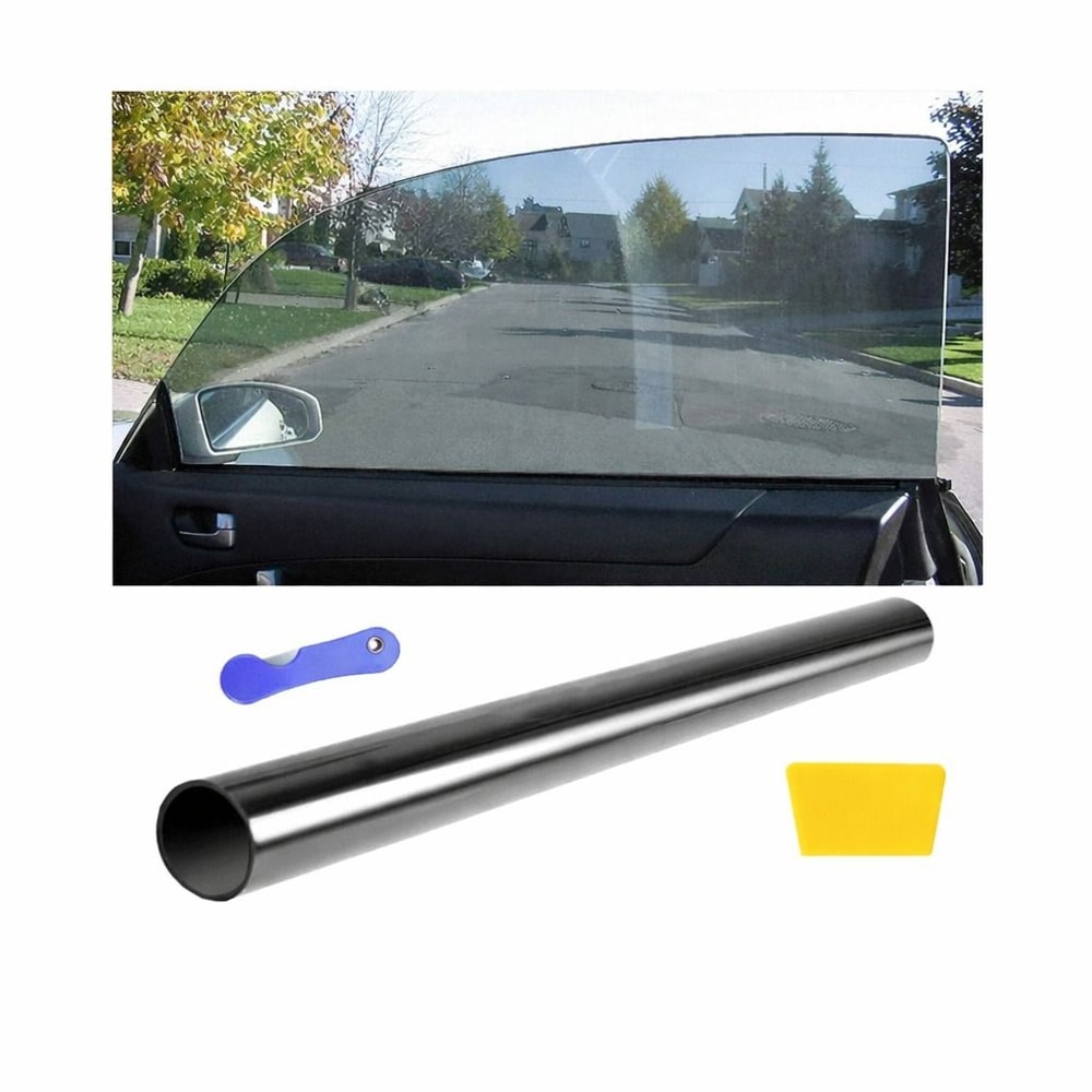 Window Tint Film Uncut Roll For Car And Home Glass ScratchResistant Heat Insulation 0