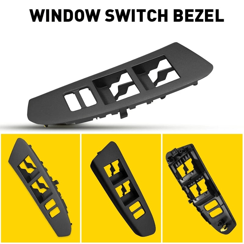 Master Power Window Switch Bezel Trim 2D CAB DRIVER SIDE Scratch Protection Stylish Upgrade 3