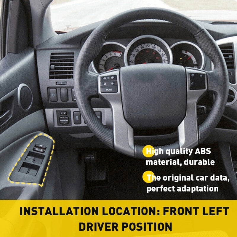 Master Power Window Switch Bezel Trim 2D CAB DRIVER SIDE Scratch Protection Stylish Upgrade 4