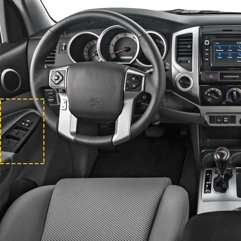 Master Power Window Switch Bezel Trim 2D CAB DRIVER SIDE Scratch Protection Stylish Upgrade 6