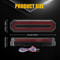 LED Truck Trailer Brake Stop Light With RedAmber Oval DRL Flowing Turn Signal 3