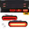 LED Truck Trailer Brake Stop Light With RedAmber Oval DRL Flowing Turn Signal 14