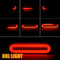 LED Truck Trailer Brake Stop Light With RedAmber Oval DRL Flowing Turn Signal 6