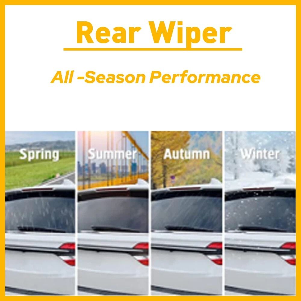 NEW Rear Wiper Blade Perfect Fit For Vehicles LongLife Natural Rubber Blades 4