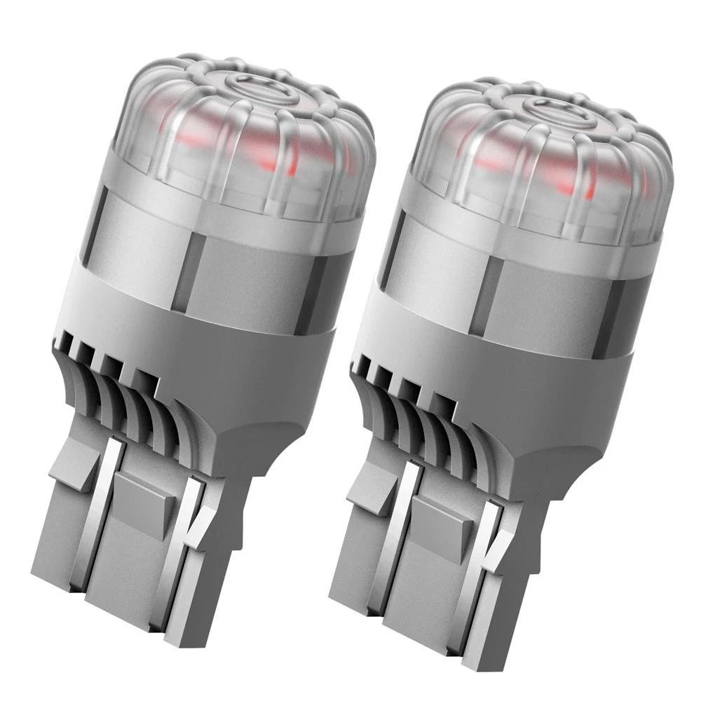 LED Brake Stop Light Bulb Lamp Bright Red LongLasting Universal Fit For CK And Standard Plugs 6