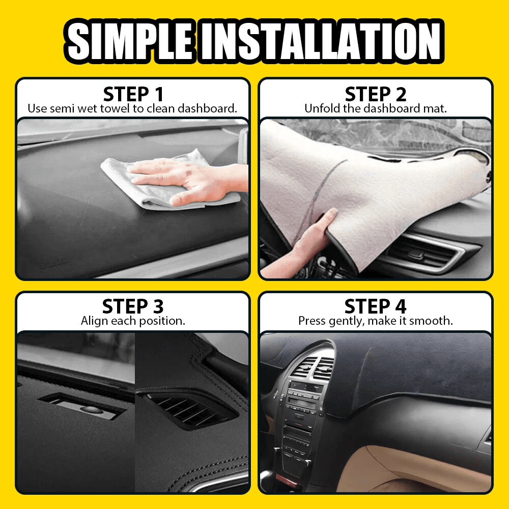 Car Dashboard Cover Mat Dash Cover Pad Fits For Vehicle Protection 10