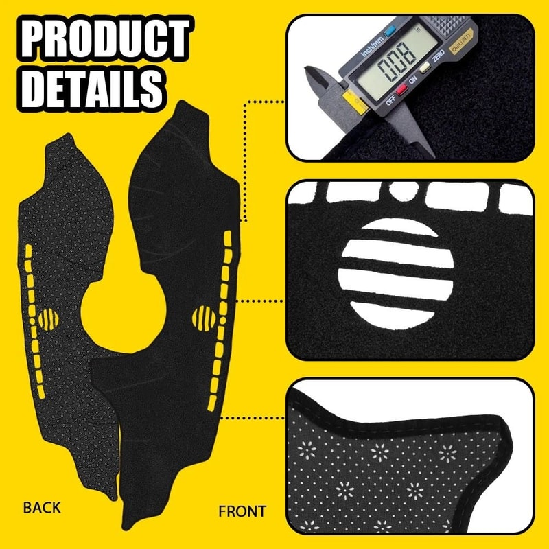 Car Dashboard Cover Mat Dash Cover Pad Fits For Vehicle Protection 2