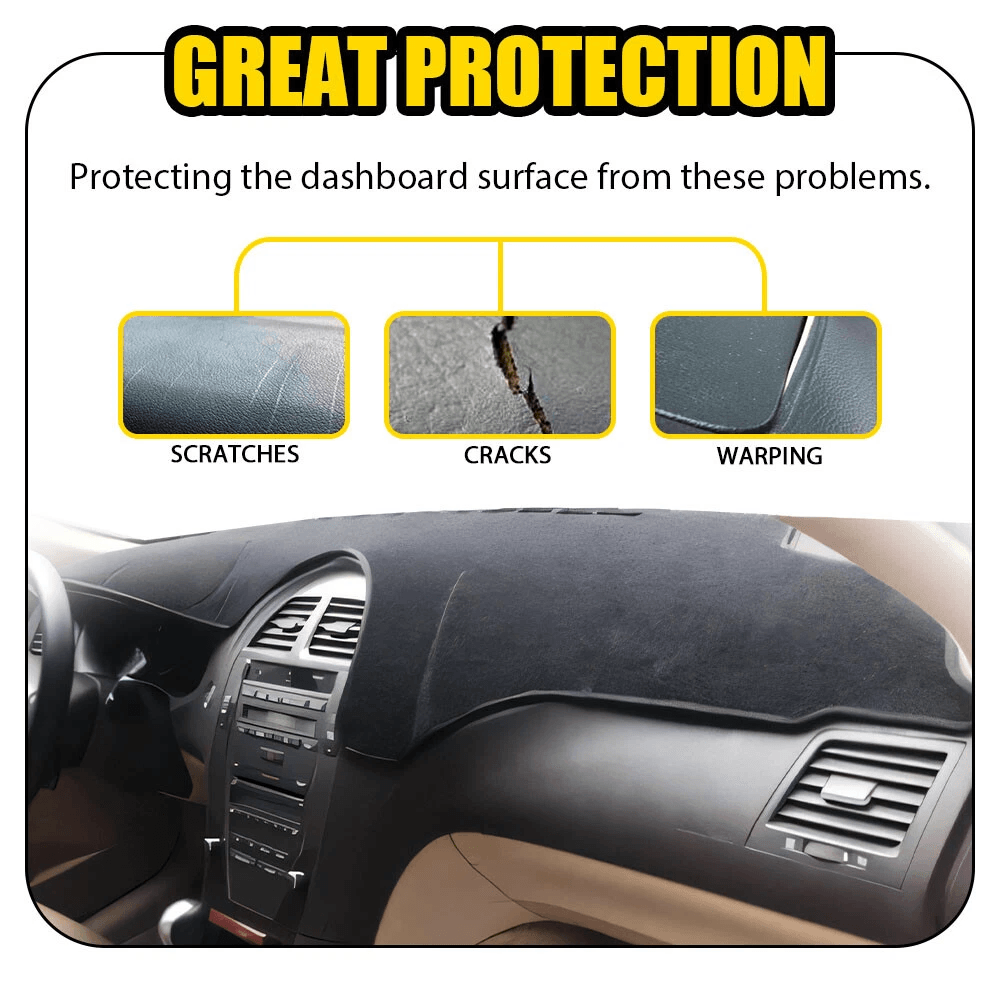 Car Dashboard Cover Mat Dash Cover Pad Fits For Vehicle Protection 6