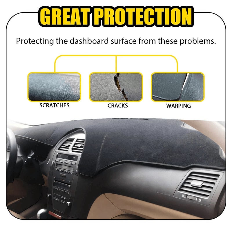Car Dashboard Cover Mat Dash Cover Pad Fits For Vehicle Protection 6