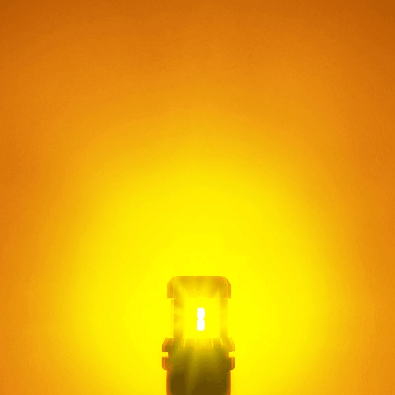 Amber LED Front Turn Signal Blinker Bulbs For Automotive 6