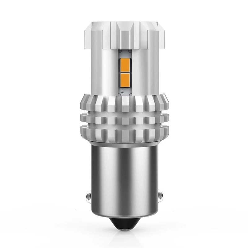 Amber LED Front Turn Signal Blinker Bulbs For Automotive 7