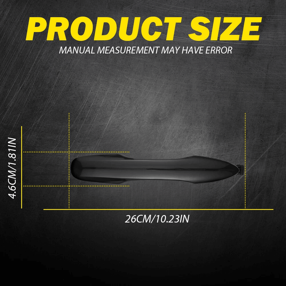 HighQuality Rear LeftRight Side Exterior Outer Door Handle Perfect Fit For Your Vehicle 3