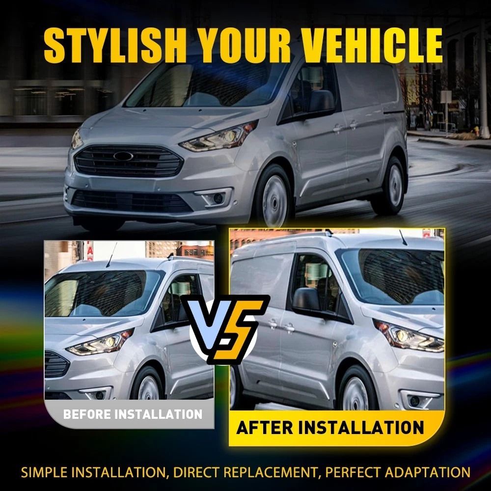 Clear Transit Connect Side Fender Turn Signal Light LHRH Set 3