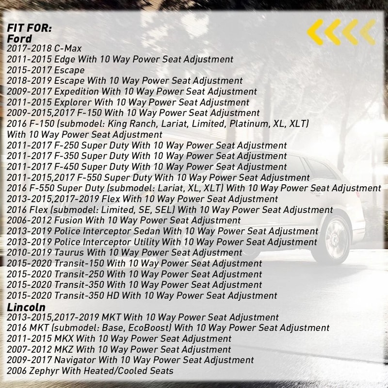 Premium Passenger Side Seat Control Switch Replacement Part 1