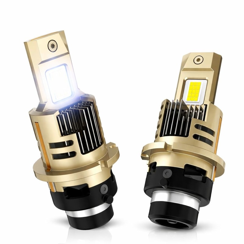 Super White Conversion Kit LED Headlight Bulb Replace HID 0