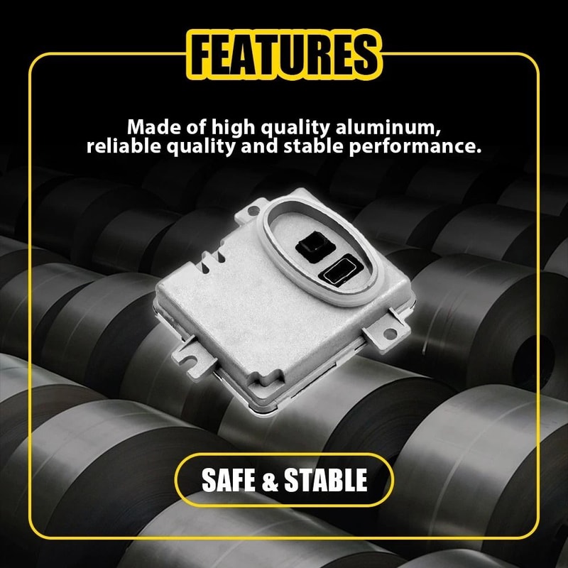 Ballast Module For HID Headlight Waterproof Ignition Control Stable Output OEM Fit Replacement 9