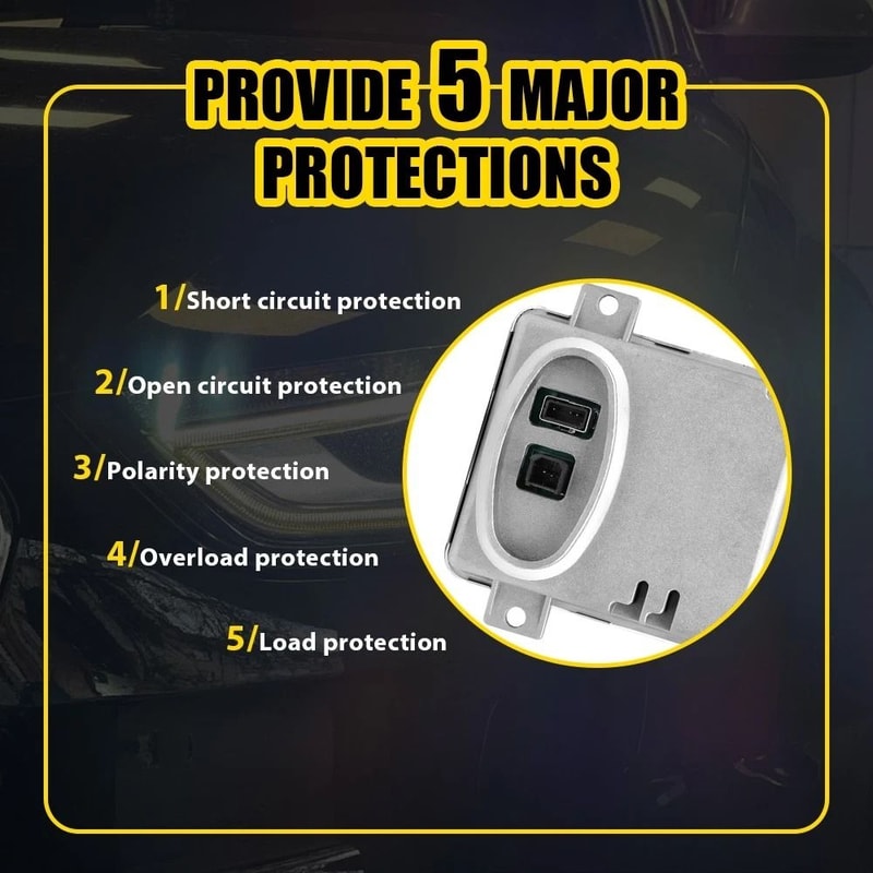 Ballast Module For HID Headlight Waterproof Ignition Control Stable Output OEM Fit Replacement 10
