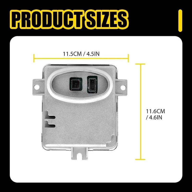 Ballast Module For HID Headlight Waterproof Ignition Control Stable Output OEM Fit Replacement 2