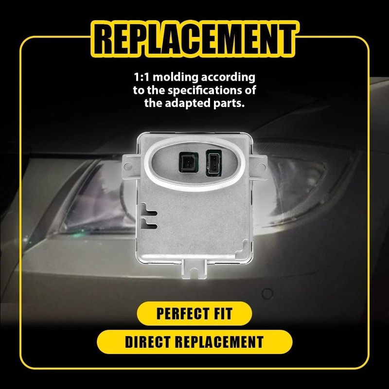 Ballast Module For HID Headlight Waterproof Ignition Control Stable Output OEM Fit Replacement 6