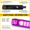 Purple Pair LED Door Courtesy Light Waterproof ABS Housing PC Lens Easy Install 9