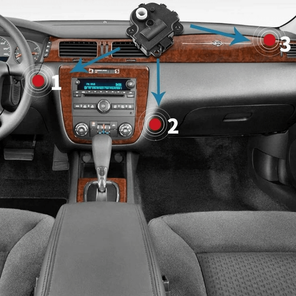 Temperature Control HVAC Heater Air Blend Door Actuator Quiet Operation Reliable Fit Replacement Pa