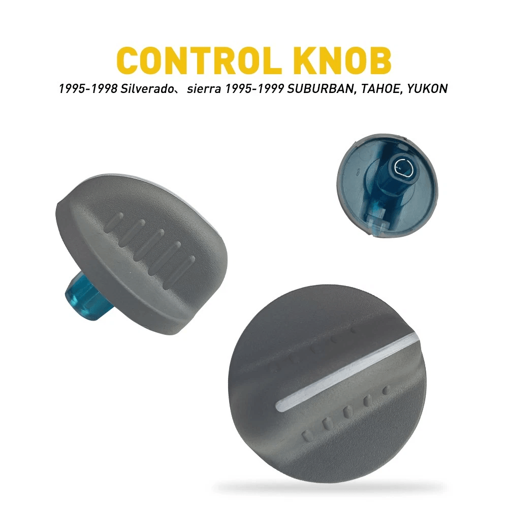 HEATER CLIMATE CONTROL KNOBS HVAC Temperature Fan Selector Knobs Metal Sleeve Insert Tested 1