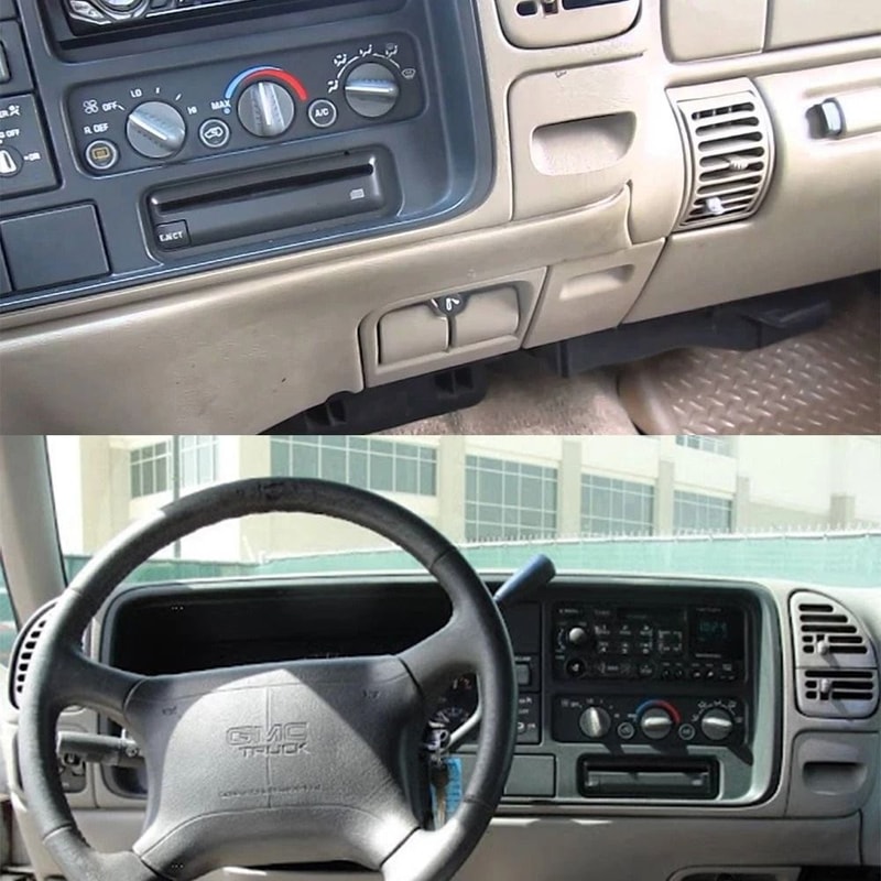 HEATER CLIMATE CONTROL KNOBS HVAC Temperature Fan Selector Knobs Metal Sleeve Insert Tested 0