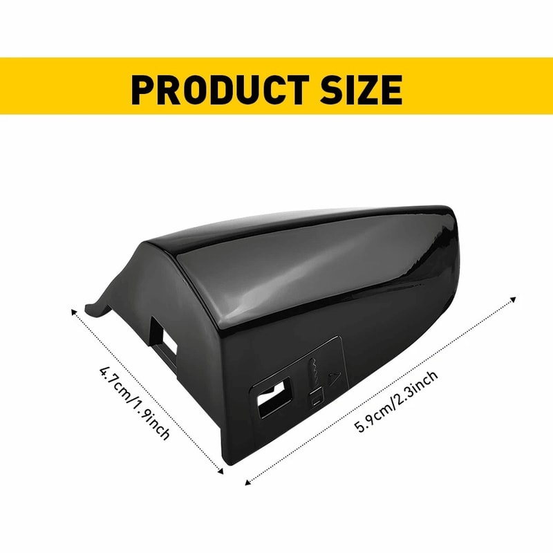 Cover Bezel PQ Driver Door Handle Trim Key Lock Cap Hole Cover Chrome Door Handle Bezel 6