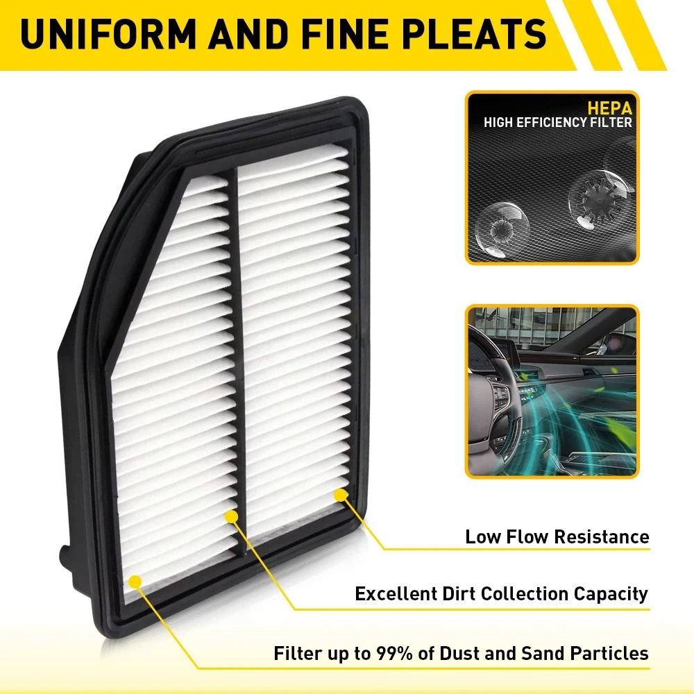 Premium Engine Cabin Air Filter Combo Set Vehicle Replacement Air Filters 9