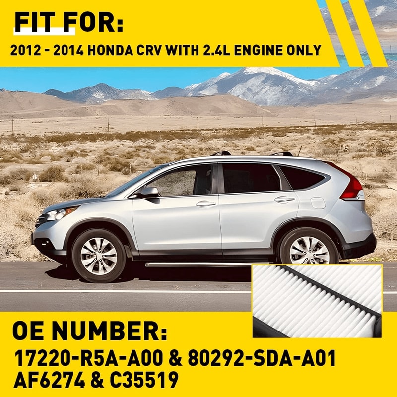 Premium Engine Cabin Air Filter Combo Set Vehicle Replacement Air Filters 1