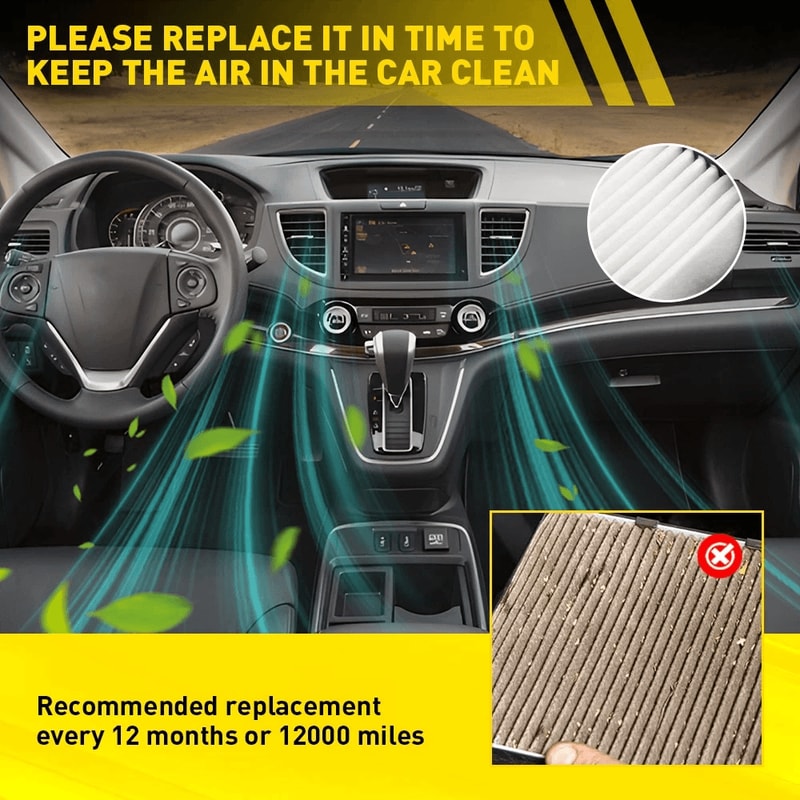 Premium Engine Cabin Air Filter Combo Set Vehicle Replacement Air Filters 3