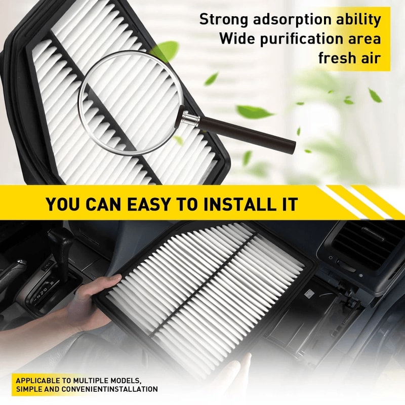 Premium Engine Cabin Air Filter Combo Set Vehicle Replacement Air Filters 6