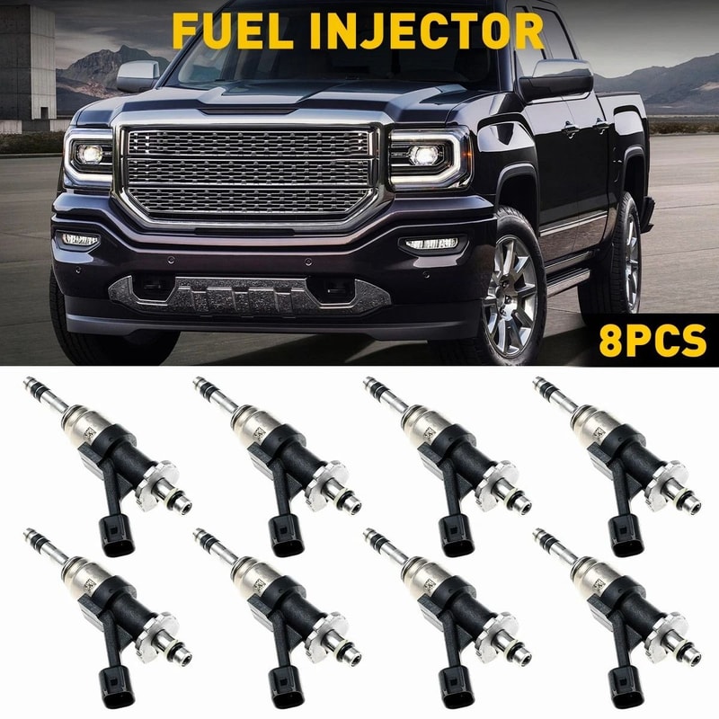 Fuel Injectors Set Engine Fuel Injector Replacement Premium Car Performance Parts 8