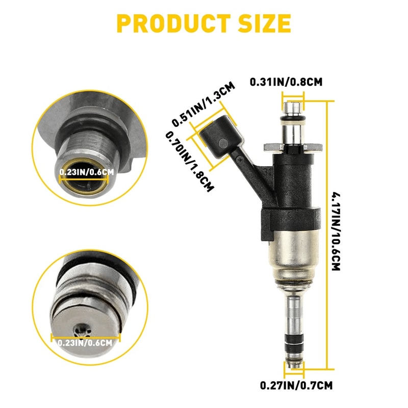 Fuel Injectors Set Engine Fuel Injector Replacement Premium Car Performance Parts 1