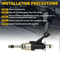 Fuel Injectors Set Engine Fuel Injector Replacement Premium Car Performance Parts 5