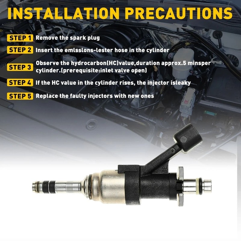 Fuel Injectors Set Engine Fuel Injector Replacement Premium Car Performance Parts 5
