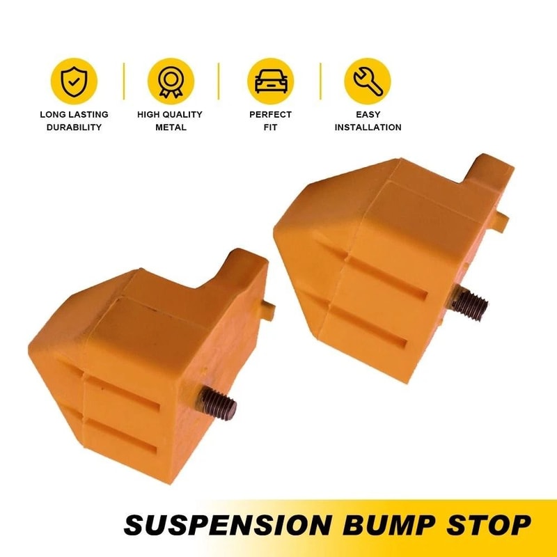 Front Suspension Pair Bump Stop Vehicle Shock Cushion AntiCracking Design 10