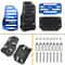Aluminum Alloy Automatic Blue Gas Brake Pedal Pad Cover Set 6